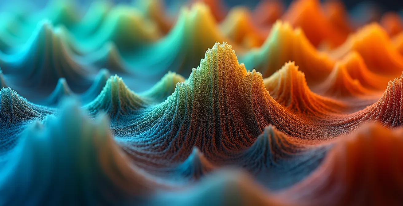 Vue macro d'une timeline de production montrant la structure complète d'un morceau