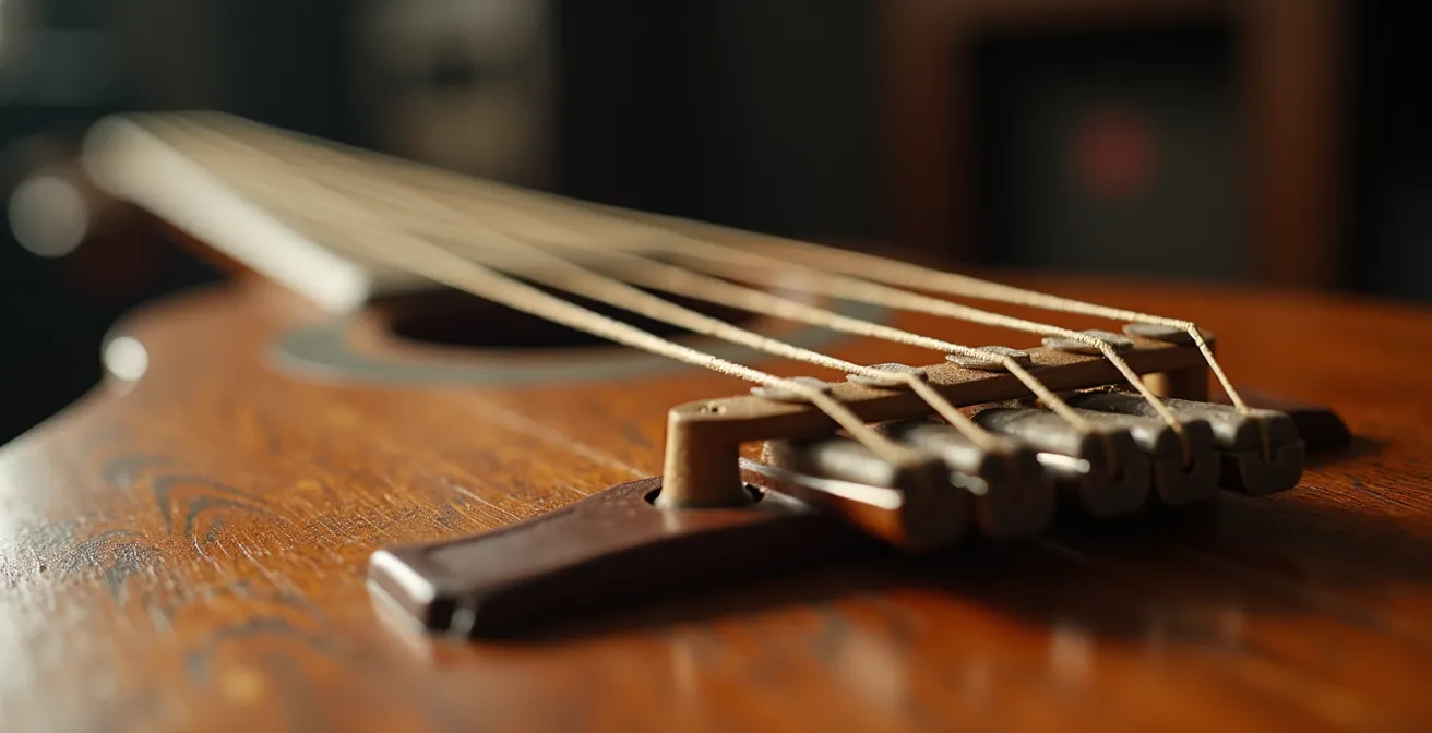 Configuration de microphones multiples pour l'enregistrement d'instruments à cordes sympathiques